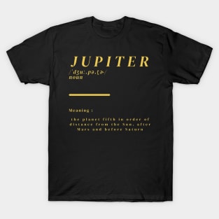 Word Jupiter T-Shirt